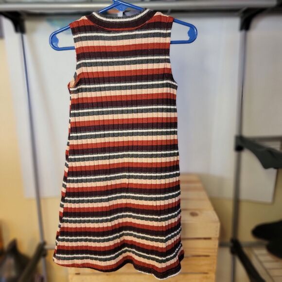 Bonnie Jean Top (ONLY) Striped Sleeveless Shimmer - Size 5 - Picture 2 of 3